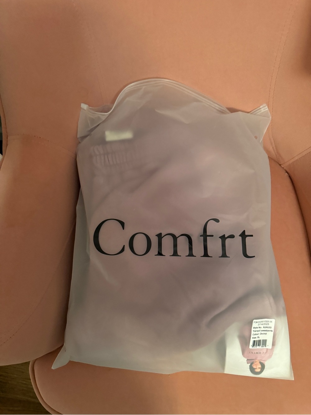 Comfrt Orchid Sweatpants NWT XL